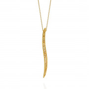 Colar Super Sexy com diamante light chocolate copy