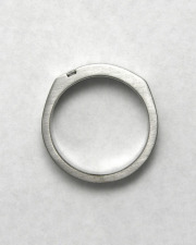 Bands 1-10: Platinum band with channel set diamonds