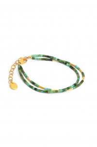 24karat Gold Plated and Turquoise Bracelet