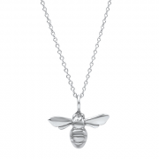 Sterling Silver mini Bee Pendant on chain