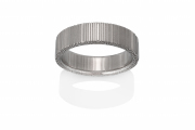 Trees pattern Naked Damascus Stainless Steel ring