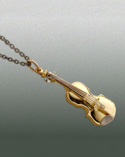 Necklace 1-6: Yellow and white gold violin