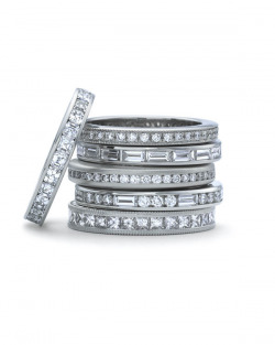 Precision Set #3 Channel set diamond bands