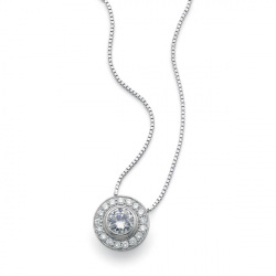 Precision Set #2 Halo diamond necklace