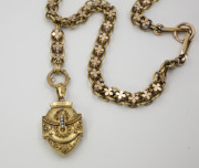 Bloomed 14k Yellow gold Memorial Locket on Chain(1)