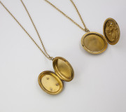 Griffin _ Monogrammed Lockets circa 1900 open